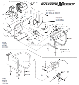 Part Location Diagram of CW211300AV Campbell Hausfeld Pressure Switch
